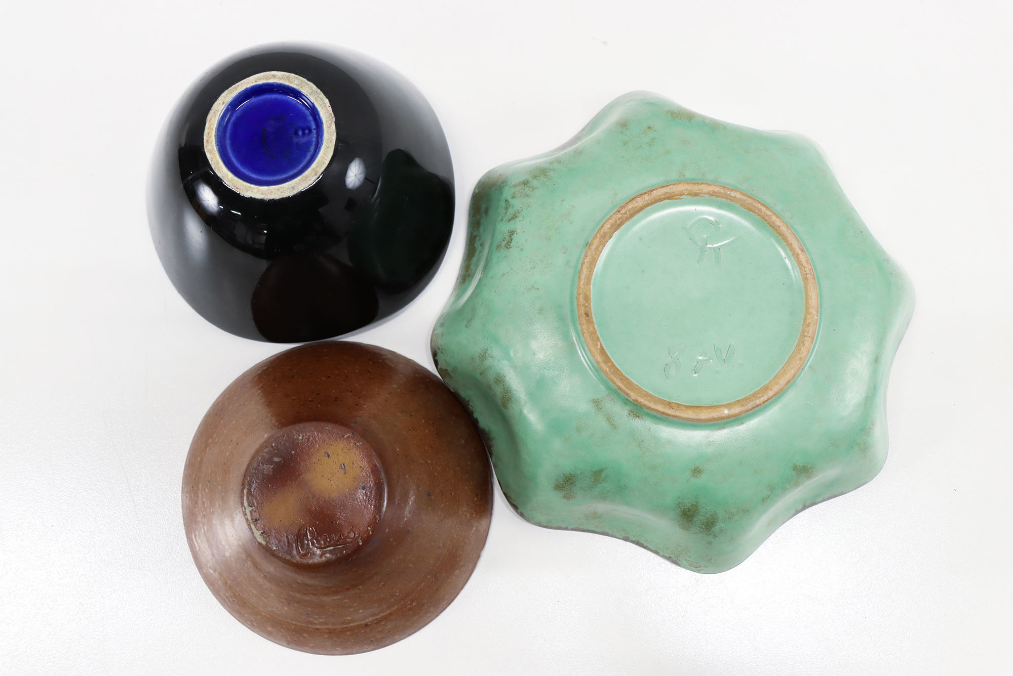 Lot De 8 Assiettes Rörstrand Colorado - Carl-Harry Stålhane - Milieu XXe - Rouge/Bleu